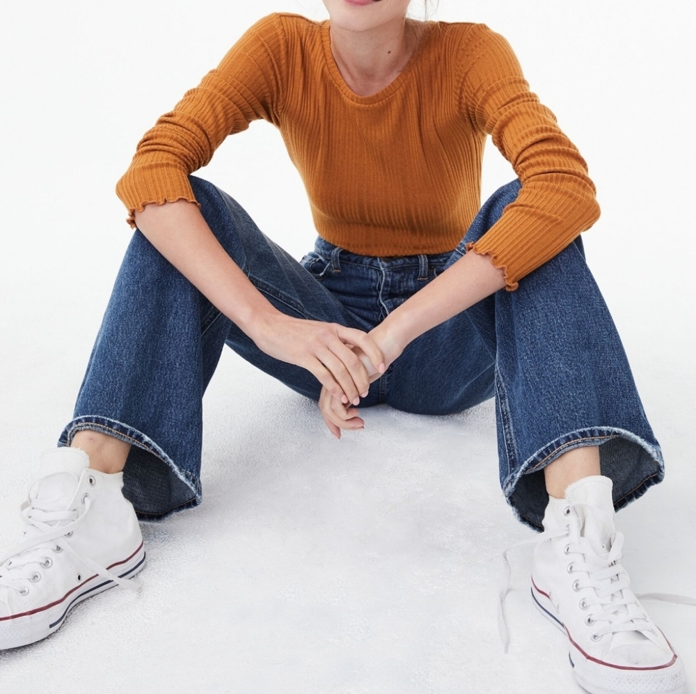 Aeropostale shrunken tee long sleeve